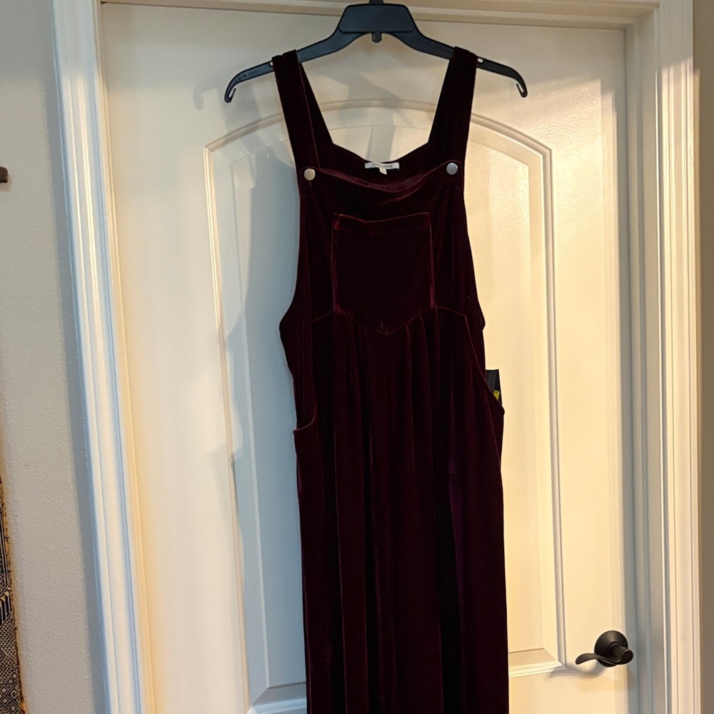 John Mark Deep Red Velvet Garment